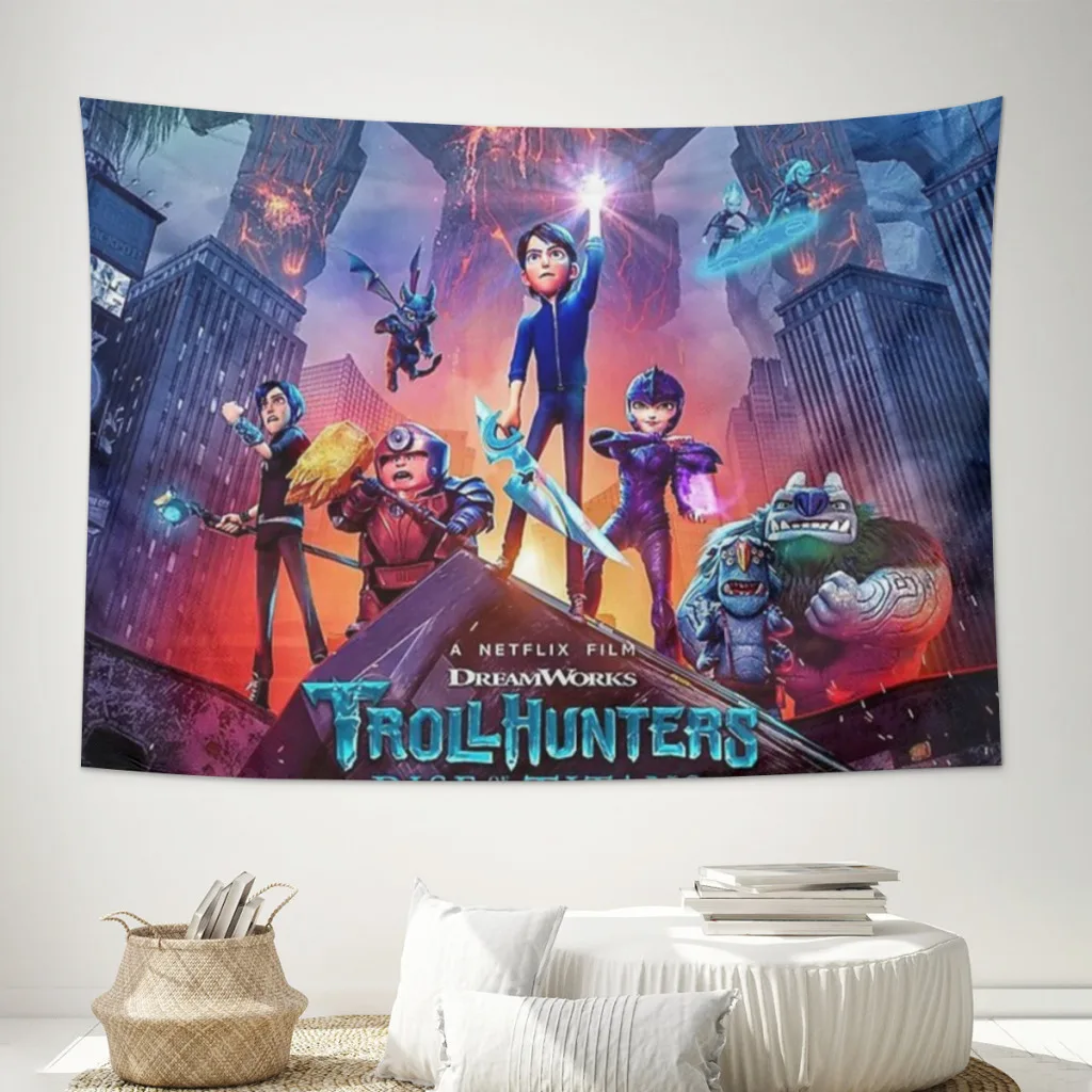 

Rise Of The Titans Printed Tapestry,Decorative Tapestry Suitable For Living Room And Bedroom Decoration