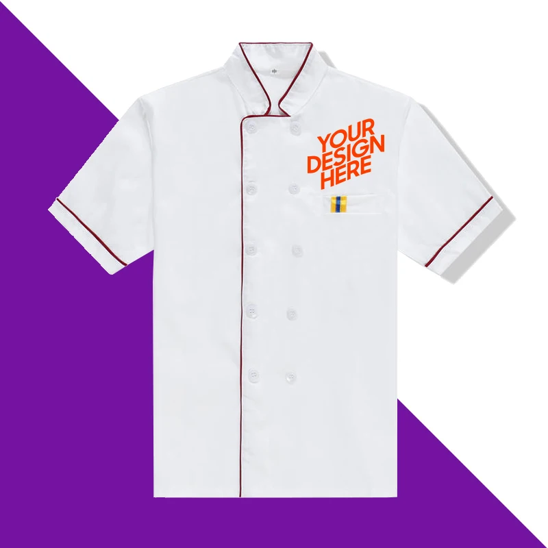 Mannen Hoofd Chef Food Service Keuken Koken Kostuum Pizzaolo Kok Uniform Restaurant Chef's Jassen Bakkerij Cafe Werkkleding