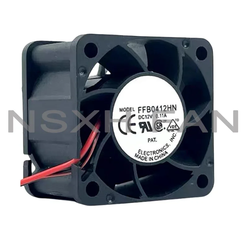 New CPU Cooling Fan FFB0412HN 4028 12V 0.11A 3-Wire Server Cooler Fan 40x40x28mm