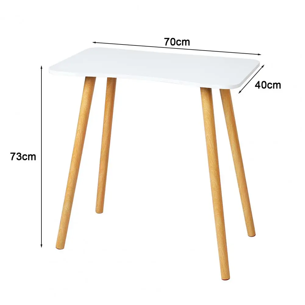 Modern Ergonomic Arc Design Thickened Plate Spacious Desktop Computer Desk Solid Wood PC Work Writing Table Standing Desk