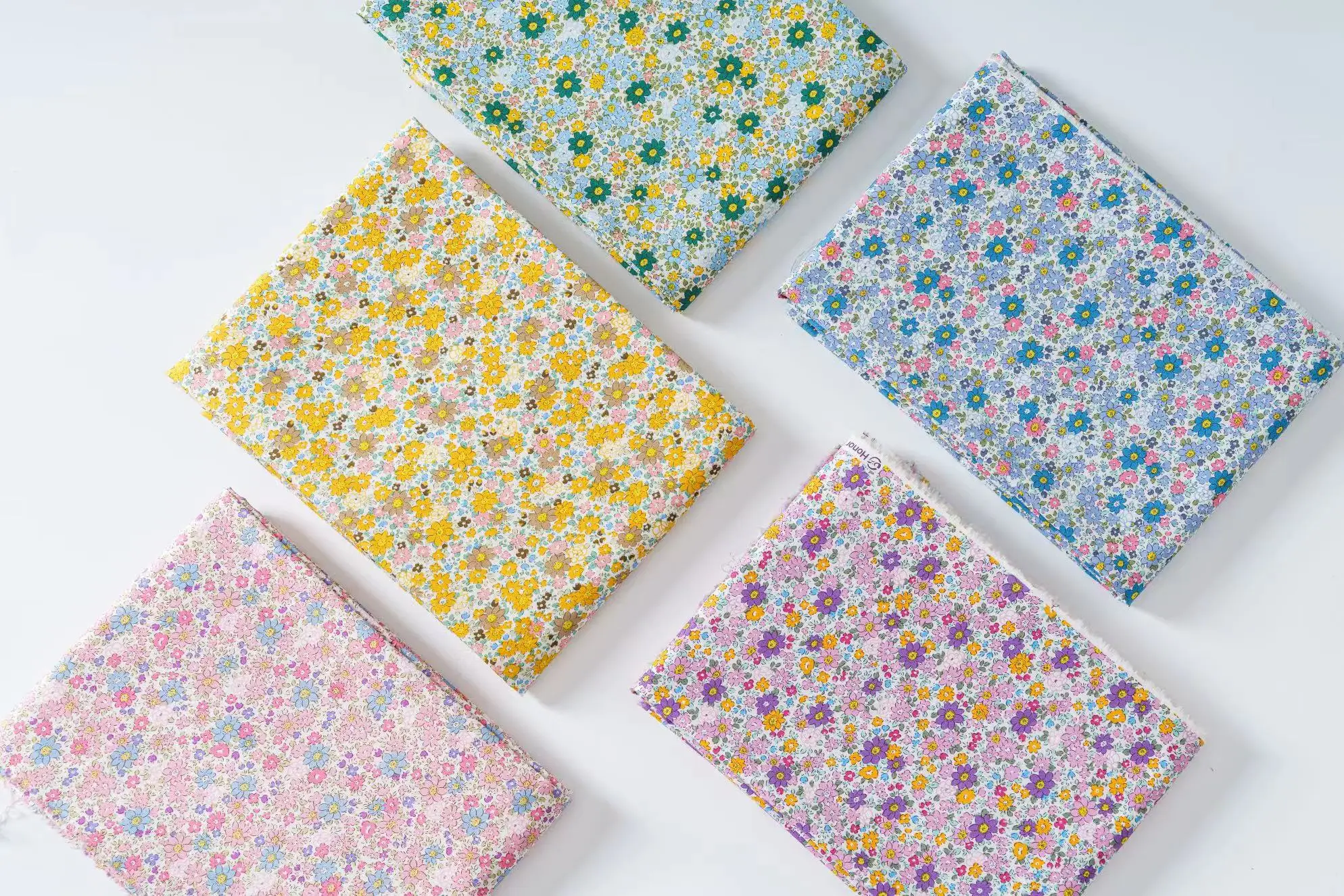 Farbiger, neuer, reiner 100% Baumwoll-Popeline 40S Stoff für Kinder, Baby, Nähen, Kleider, Röcke, DIY, handgemachtes Patchwork, Meterware – Detail 2