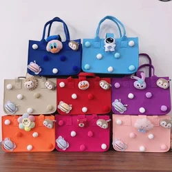 Internet Celebrity Explosion Cartoon Felt Bag Advertising Shopping Tote Bag Baby Souvenir Tote Bag