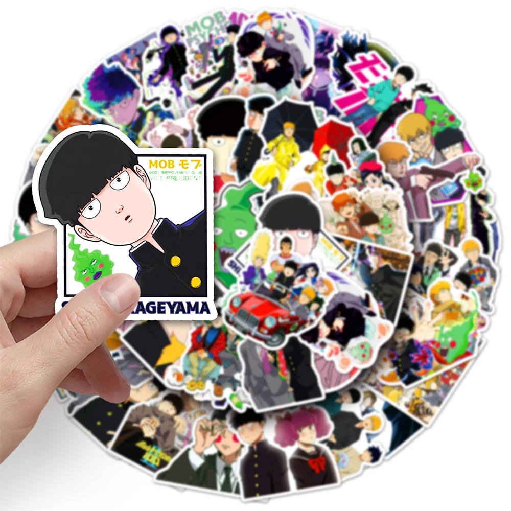 10/30/50pcs Mob Psycho 100 Adesivi Del Fumetto Anime Giapponese Graffiti Decalcomanie FAI DA TE Del Computer Portatile Bottiglia di Acqua Del Telefono Cool Manga pacchetto di adesivi