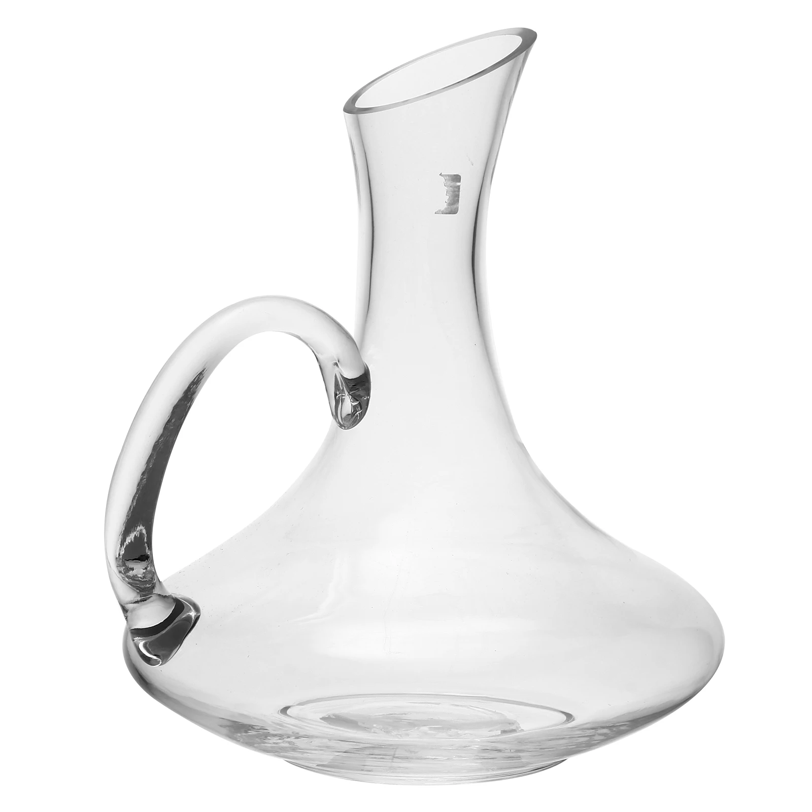 

1500 Ml Creative Glass Decanter Transparent Wine Pourer Handle Practical Household Dispenser Glass Wine Decanter