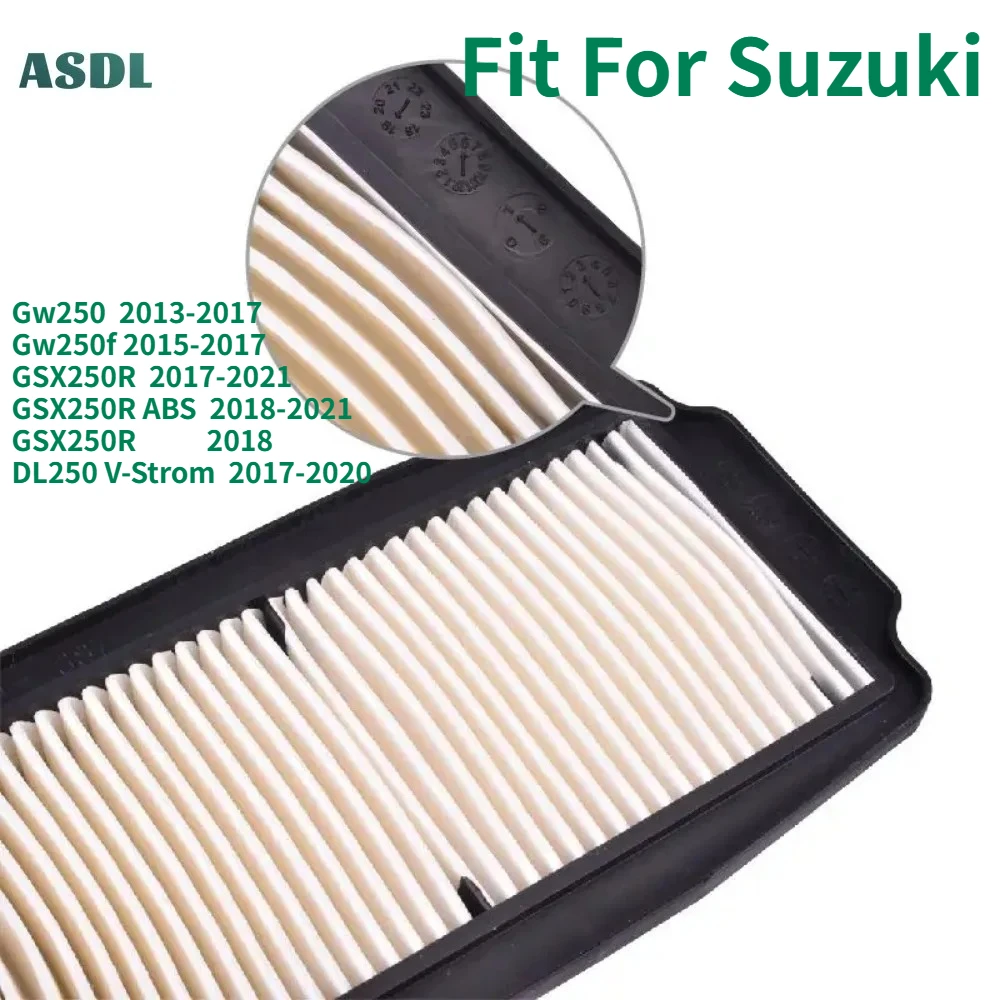 

Motorcycle Engine Parts Air filter for Suzuki Gw250 2013-2017 Gw250f 2015-17 GSX250R GSX 250 R 2017-2021 DL250 V-Strom 2017-2020