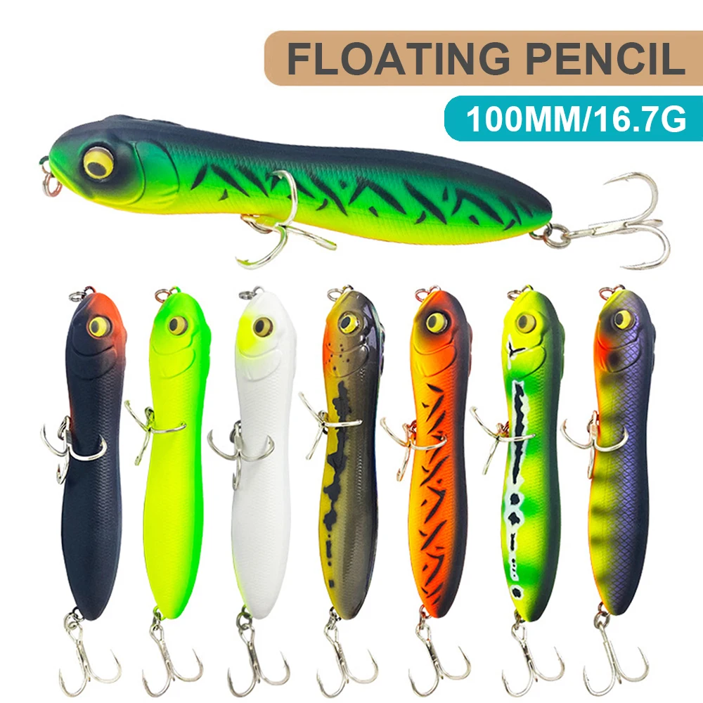 10cm 16.7g Fishing Lures Pencil Bait Wobbler Floating Topwater Z-Stroke Jerkbait Artificial Hard Bait Trout Bass Decoy QBE119