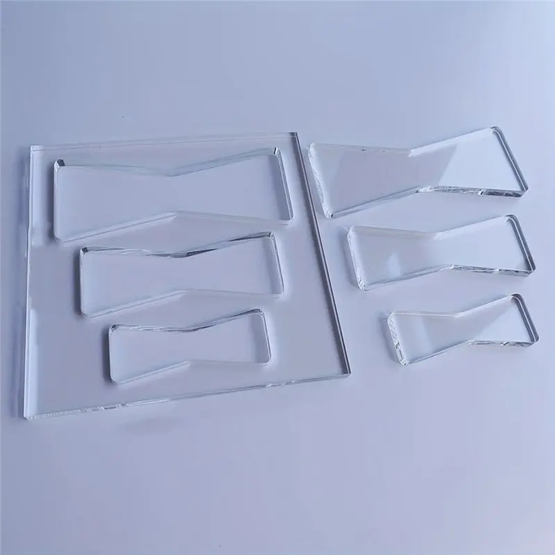 A41I Clear Router Template Transparent Acrylic Butterflies Design Router Template Set