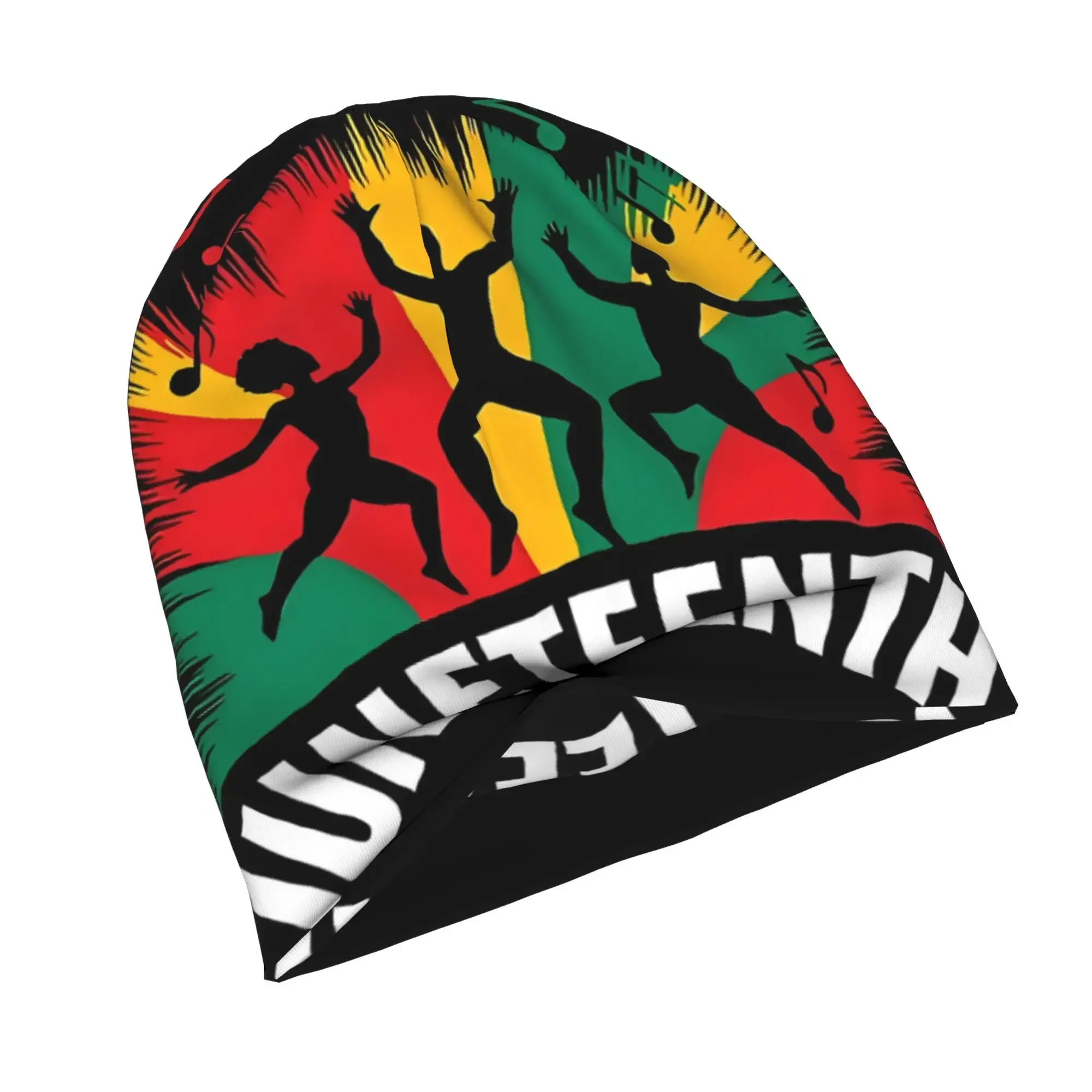 Custom Adults' Juneteenth Knit Hat - Stylish Non-Specific Style Suitable for City Walks, Weekends & Casual Gatherings