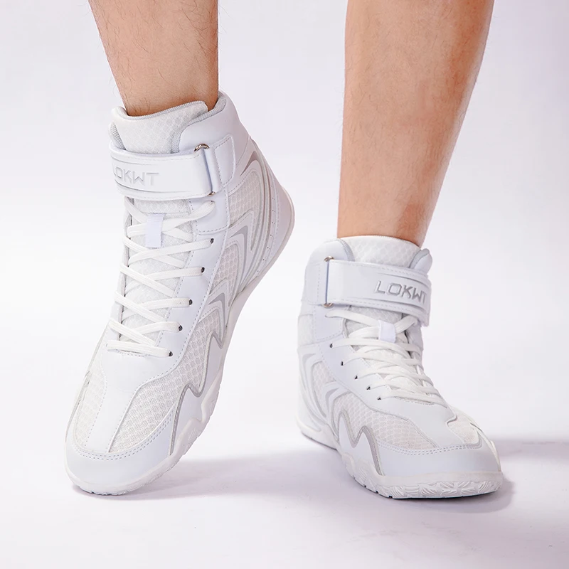 2025 Pro Men's Wrestling Boots Lightweight Wicking Design Boxing Sneakers (Women's) Good Sealed Fitness Boots