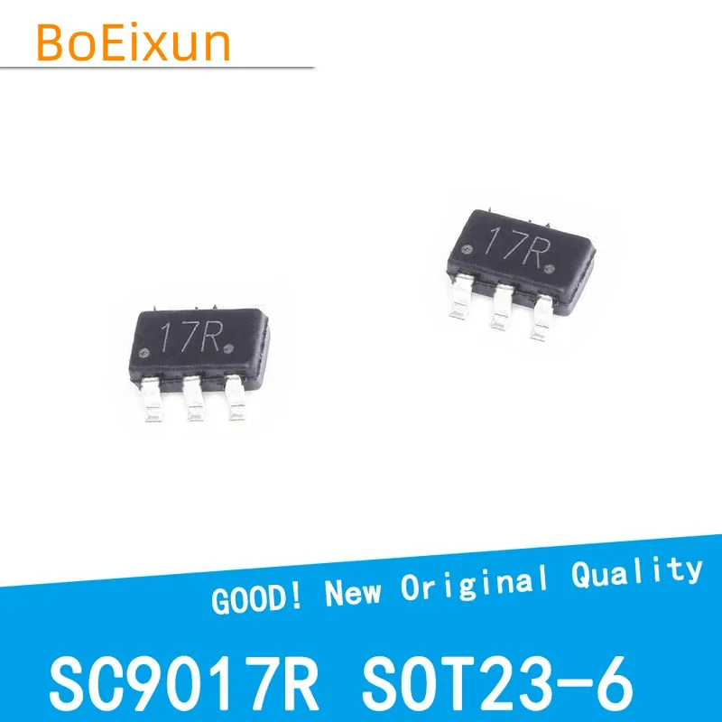 10Pcs/Lot SC9017R 9017R SC9017 17R Dual LED Charging USB Lithium Battery IC SOT23 SOT23-6 New Good Quality Chipset