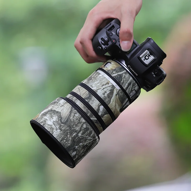 CHASING BIRDS camouflage lens coat for CANON RF 70 200 mm F4 L IS USM waterproof and rainproof lens coat protective cover