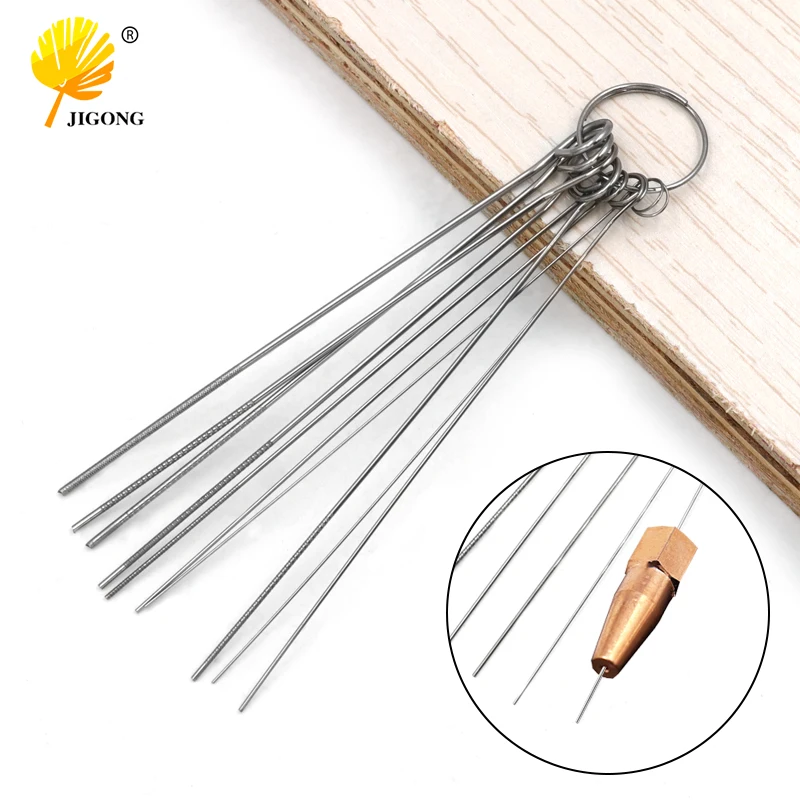 10pcs Needles 0.4-1.2mm Used for Dredging, Cutting Nozzle, Electric Welding Nozzle, Auxiliary Welding Needles