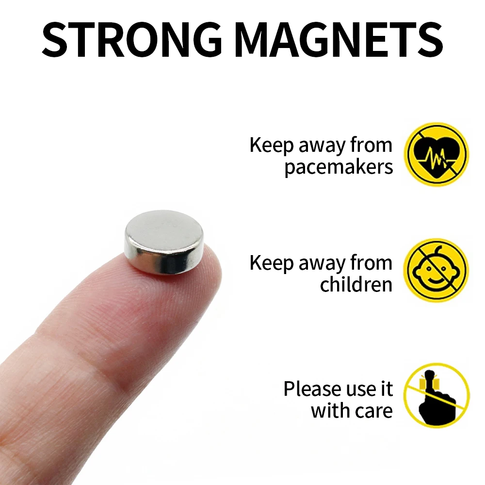 10x4mm Round Super Strong Neodymium Magnet N35 Powerful Magnetic NdfeB Permanent Refrigerator Magnet imanes DIY