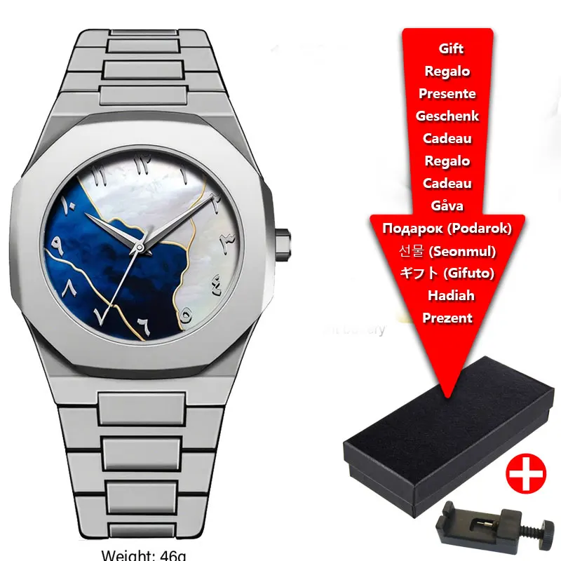 

GOGARAMA Luxury Watch Business Waterproof Men's Clock Quartz Polycarbonate PC Strap Watch Reloj Hombre Customizable Logo