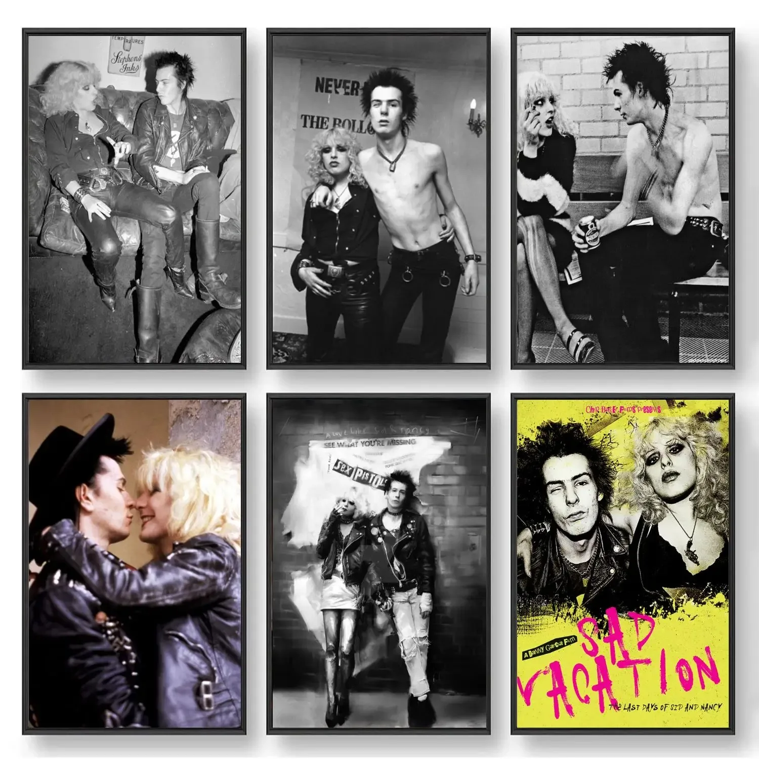 Sid and Nancy Canvas Decoration Paintings Canvas Wall Art Living Room Paintings Bedroom Paintings