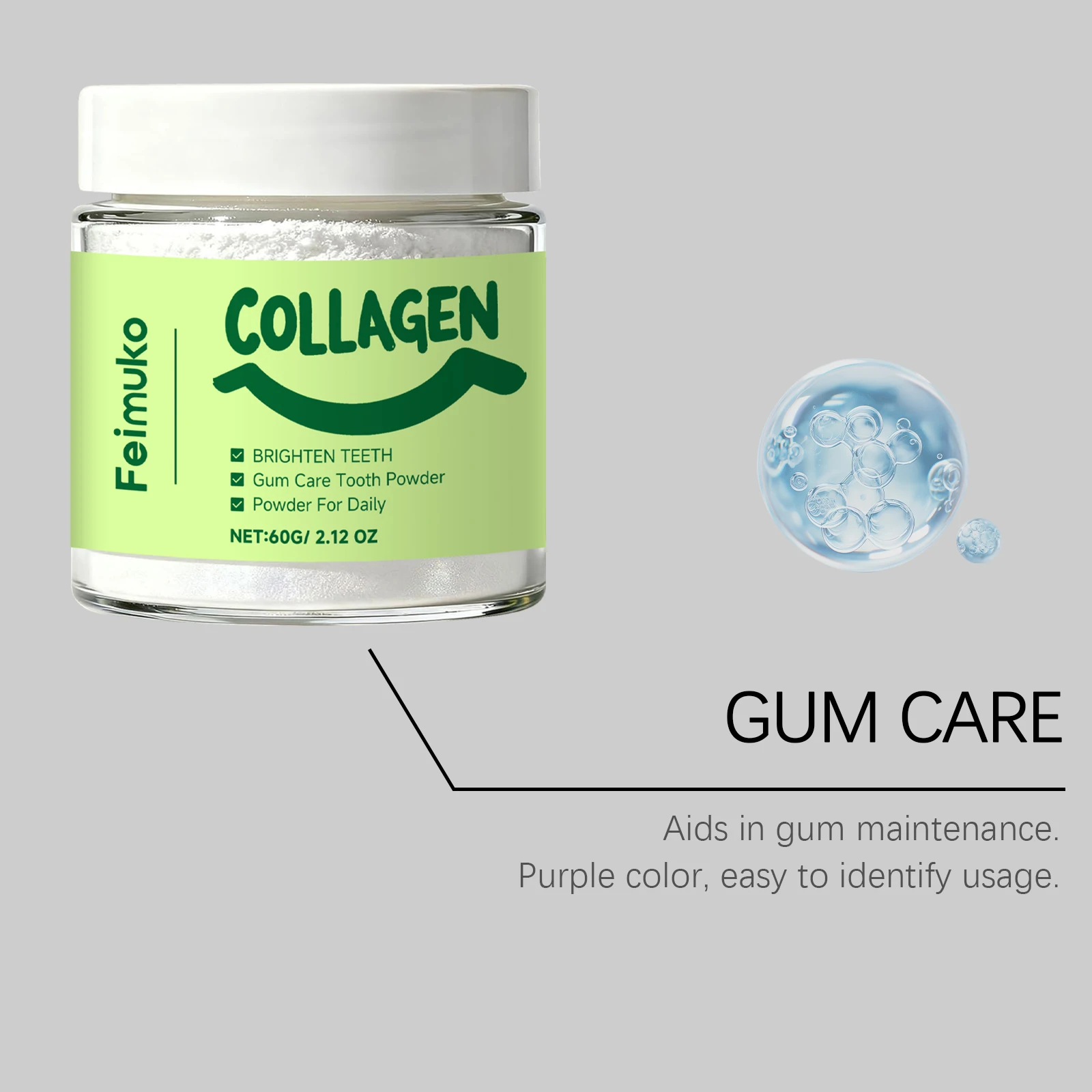 Cleaning Tooth Powder - Mild Formula, Plaque-Fighting, Deep Cleaning, All-Day Fresh Breath, Sensitive Teeth Friendly