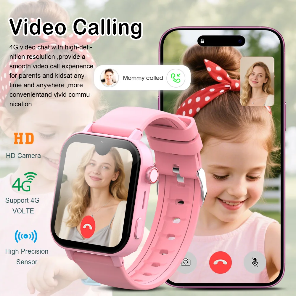 Wonlex KT36 Smartwatch Kids Google Store APP Download GPS WiFi Tracker Video Call SOS Alert Drink Reminder Smart Watch Children