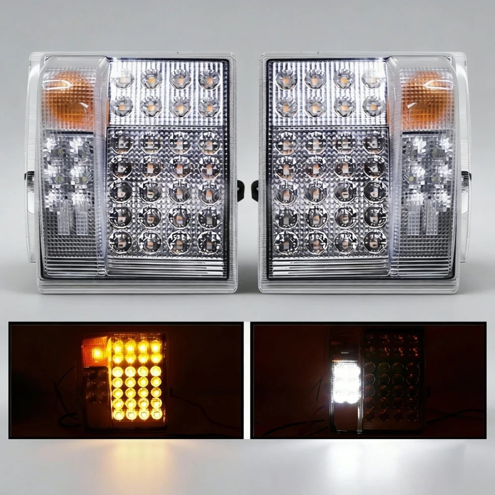

2Pcs 24V LED Headlight For Scania Corner Lamp P420 G440 P410 P310 DRL Turn Signal OEM 1385410 1387155 Spare Parts