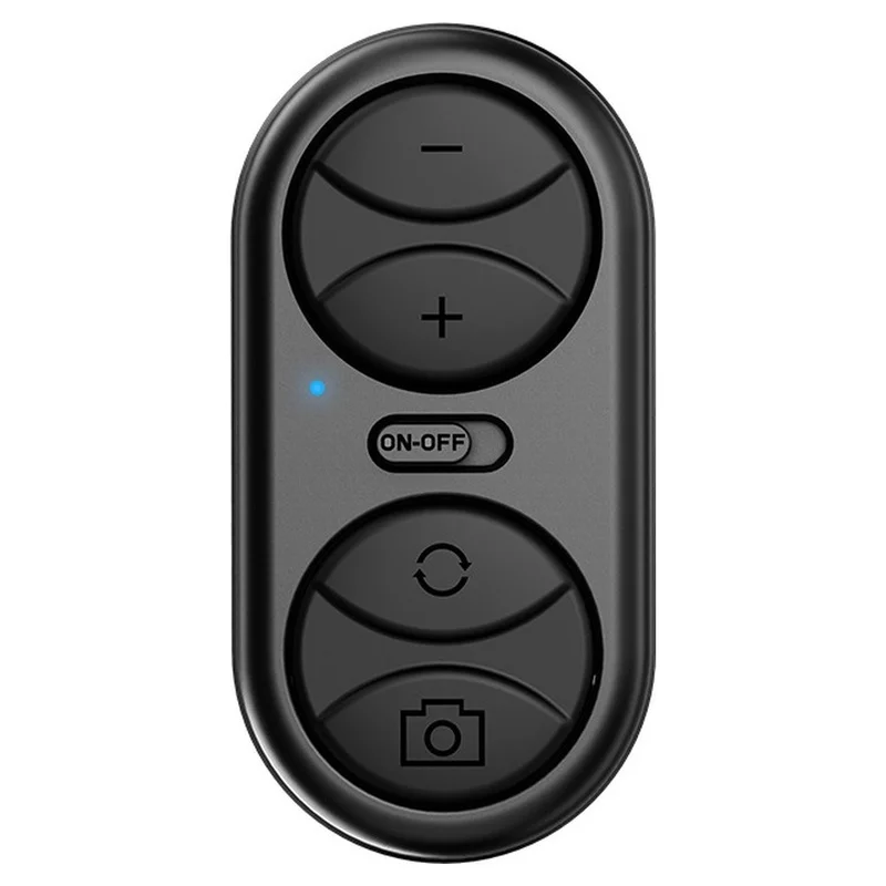 DT23 Bluetooth Remote Shutter Selfie Controller, Rechargeable Phone Camera Remote for Front Rear Camera, Zoom Focus Adjustment