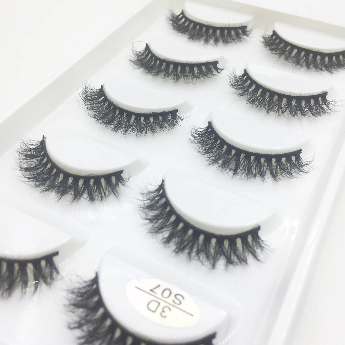 16 Style 5 0/100 Pairs Thick Eyelashes Natural False Eye Mink Lashes Soft Fake Eyelash Wispy Makeup Faux Cils Maquiagem