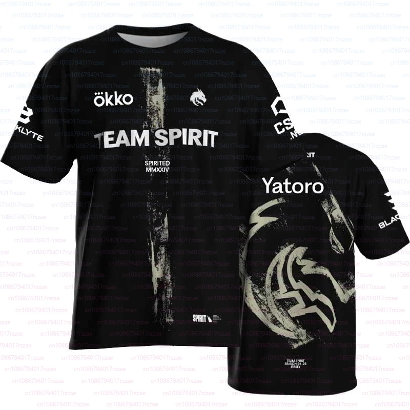 Esports World Competition Yatoro Jersey  2025 Team Spirit T-shirt CSGO2 Game Uniform Men Clothing Sports Exercise Fans Tops Tees