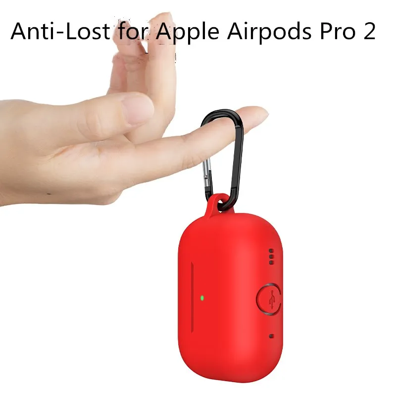 حافظة من السيليكون السائل لأجهزة Apple AirPods Pro2 الجيل funda Airpodspro2 ملحقات واقية مع سلسلة مفاتيح لأجهزة Airpods Pro 2
