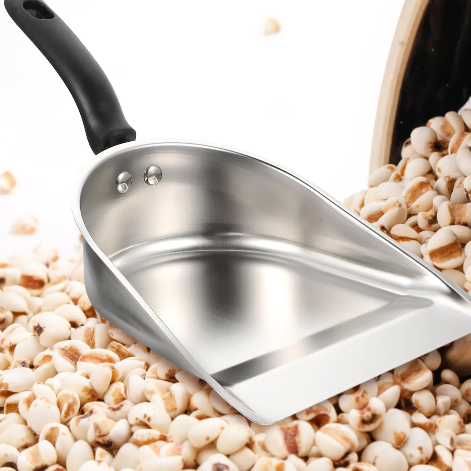 

Многофункциональная лопатка из нержавеющей стали для льда, муки, зерна, конфет, бобов, сахара, кубиков льда – для кухни, бара, ресторана