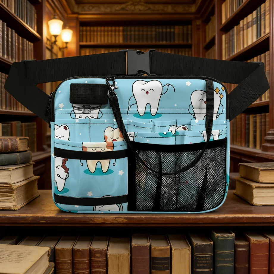 stylish-tropical-floral-fanny-pack-multi-pocket-utility-waist-bag-with-adjustable-strap-durable-organizer-pouch-for-daily-comm