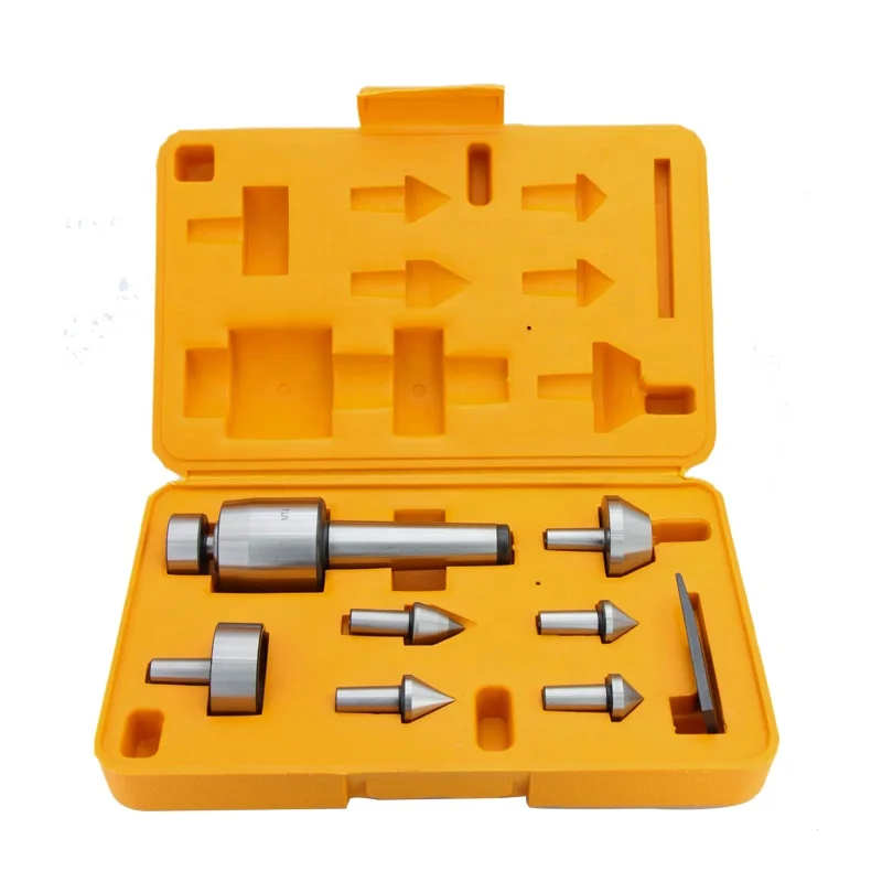 

Lathe Live Center 1PC MS4 Type Multiple Point Revolving Center with 7pcs Inter-Changeable Tips MT2 MT3 MT4 MT5 MT6 Live Centers