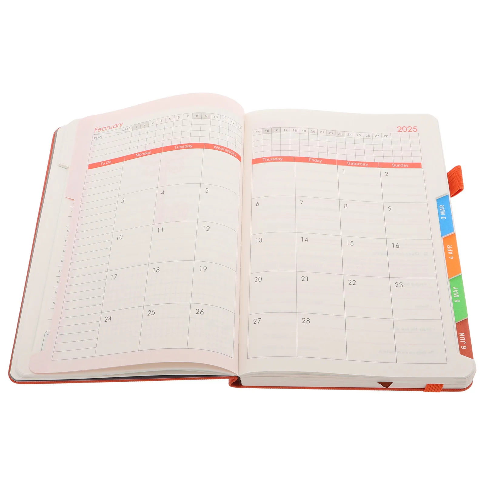 agenda-organisateur-premium-2025-en-pu-carnet-de-notes-a-couverture-rigide-avec-sangle-et-boucle-pour-stylo-grand-espace-d'Ecriture-journalier-hebdomadaire-mensuel