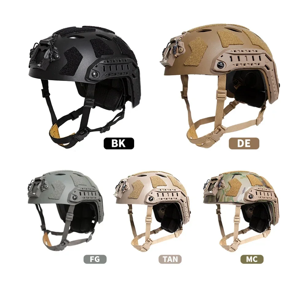 TB-FMA  Tactical New FAST SF Helmet Right Angle Vent Hole Safety Protective For Cycling Outdoor Sports