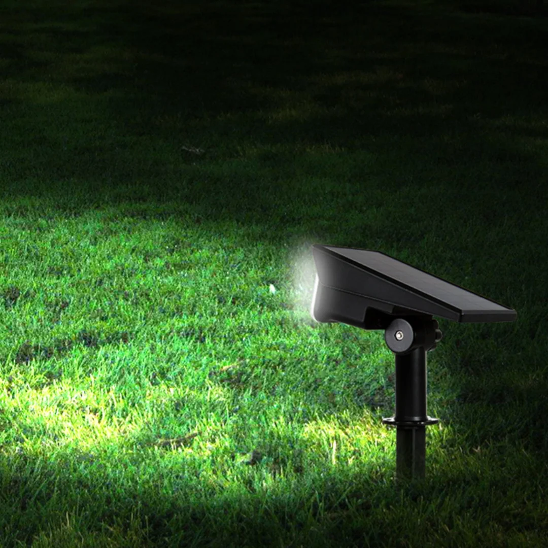 

TMOOY Solar Led Spotlight LED Human Body Induction Dual-Purpose Plug-in Floor Wall Lawn Courtyard Street Lamp