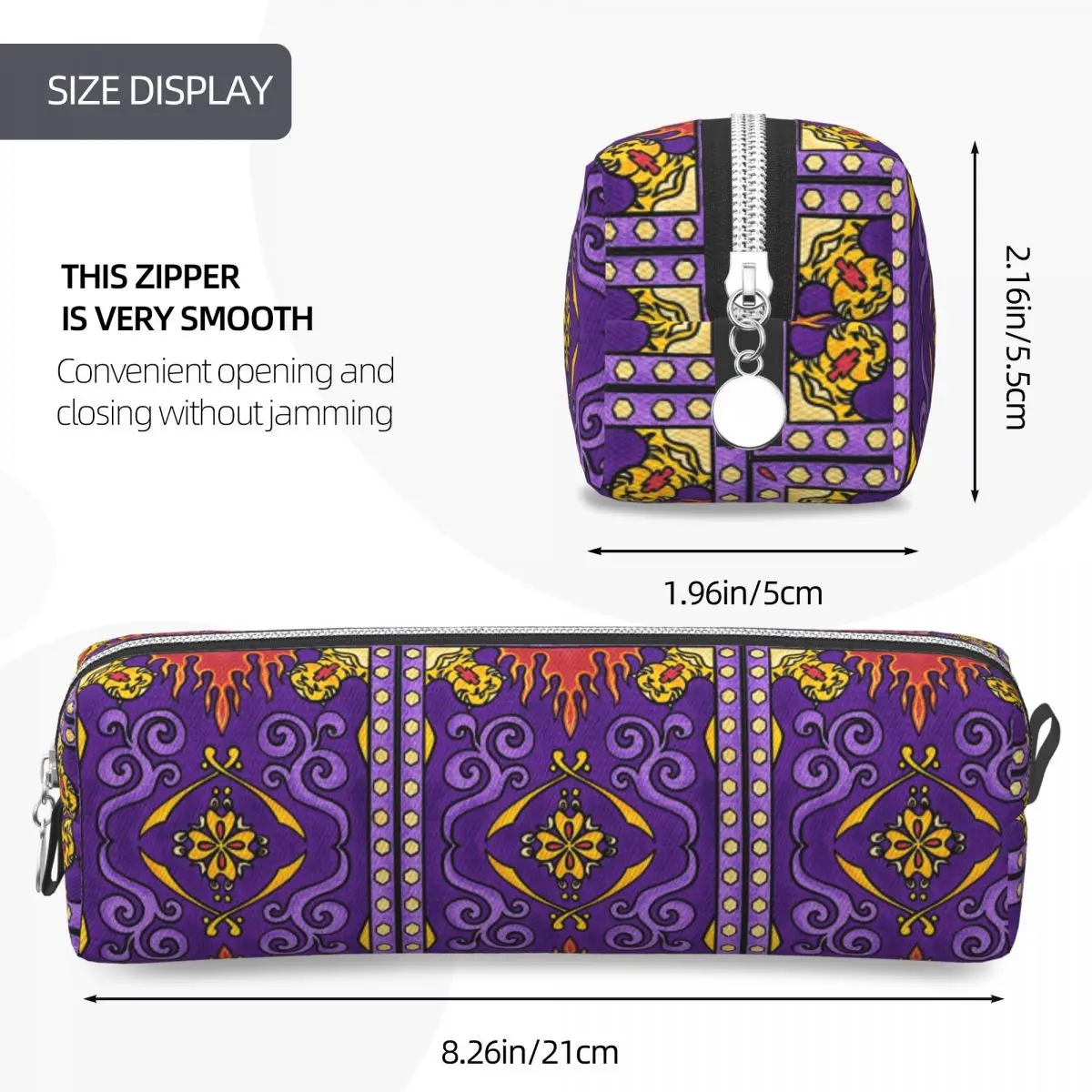Magic Carpet Pencil Cases for Students Gifts Pen Box Pencil Bag Big Capacity Pencil Pouch Storage Stationery Supplies