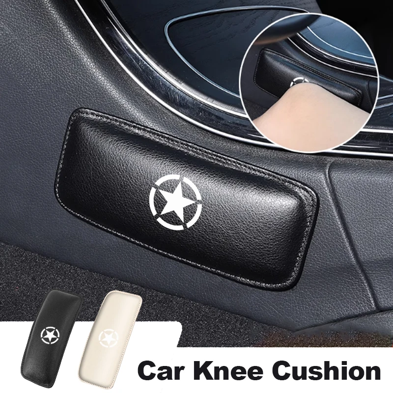

Car Knee Cushion Soft Leather Car Door Elbow Rest Cushion For Jeep Grand Cherokee Compass Patriot Renegade Wrangler Liberty