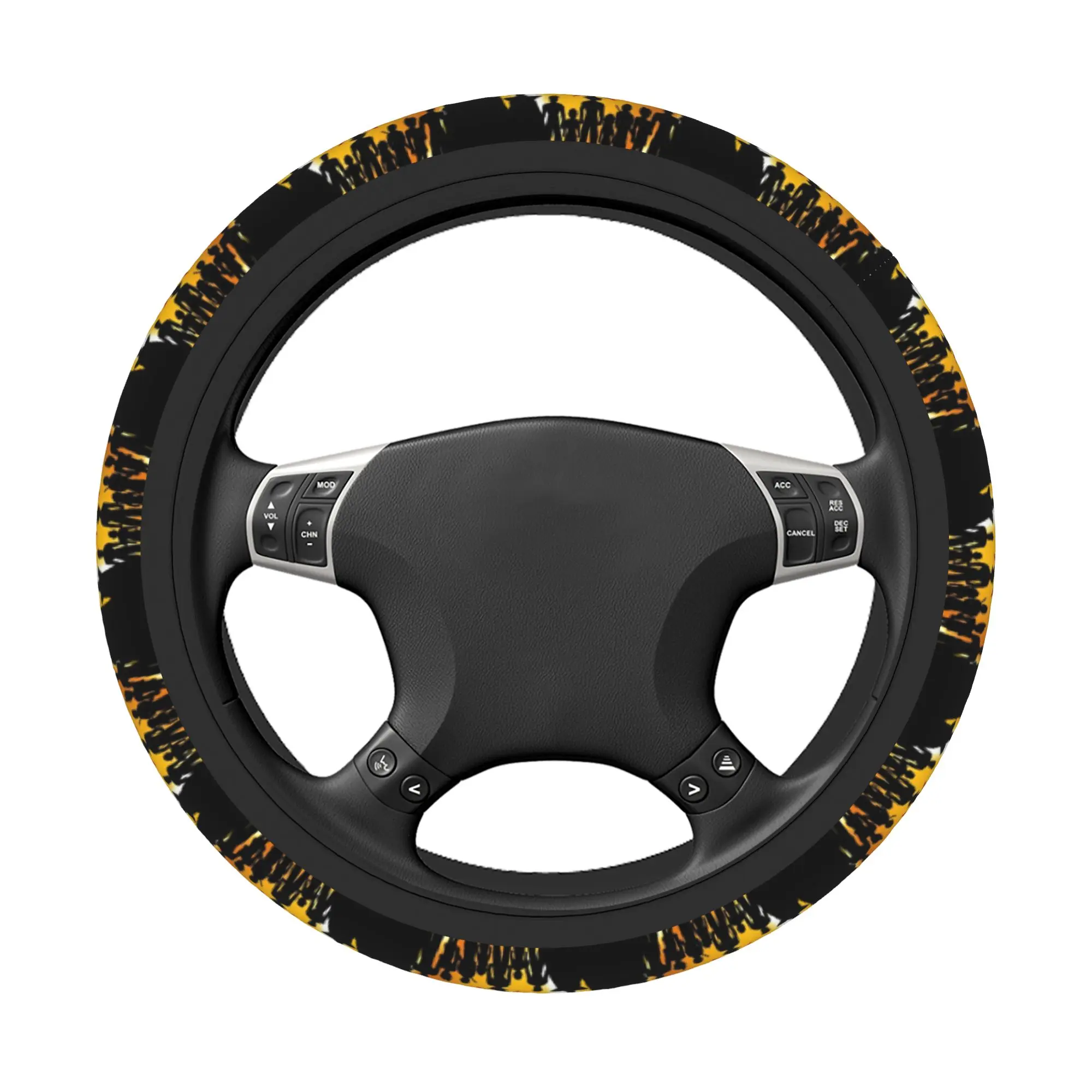 DBZ  Heroes Car Steering Wheel Cover Anti-slip  Auto Steering Wheel Protector Car-styling Steering-Wheel Accessories