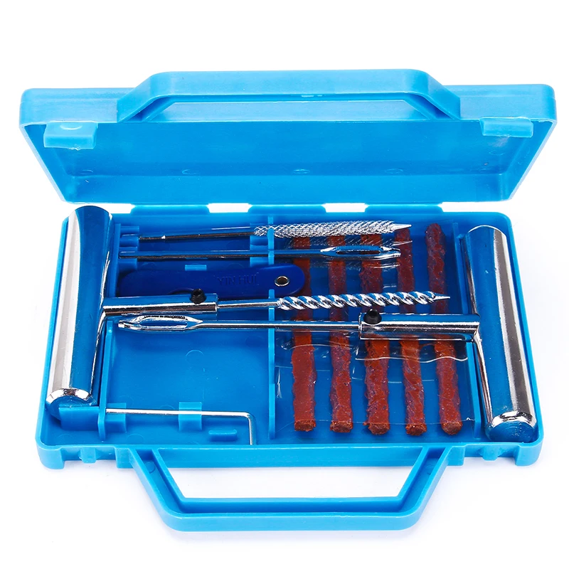 

Auto Tire Repair Set Puncture Repair Tools Car Van Motorcycle Bike Emergency Heavy Duty Tubeless Tool Set Car Accsesories