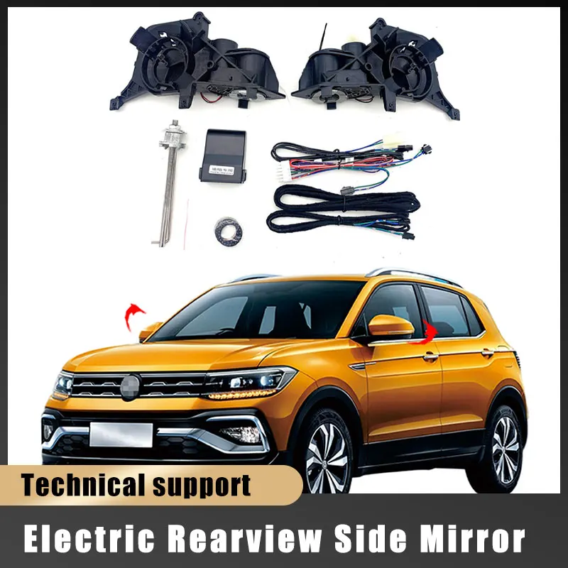 

For Volkswagen T-Cross 2019-2023 Auto Intelligent Automatic Car Electric Rearview Side Mirror Folding System Kit Modul
