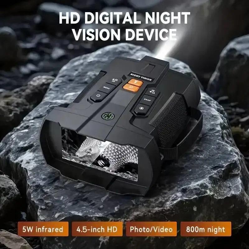 

4K Binoculars 4.5Inch Big Screen Goggles 5000Mah 800M Full Dark Infrared Night Vision Telescope Goggle