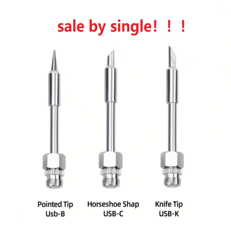 1pcs 510 Interface Soldering Iron Head Mini Portable Soldering Iron Tip Accessories Tool 8W USB Solder Tip