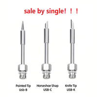 1pcs 510 Interface Soldering Iron Head Mini Portable Soldering Iron Tip Accessories Tool 8W USB Solder Tip