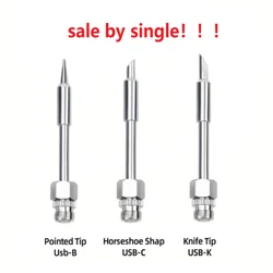 1 pz 510 Interfaccia Saldatore Testa Mini Saldatore Portatile Punta Accessori Strumento 8 W USB Punta di Saldatura