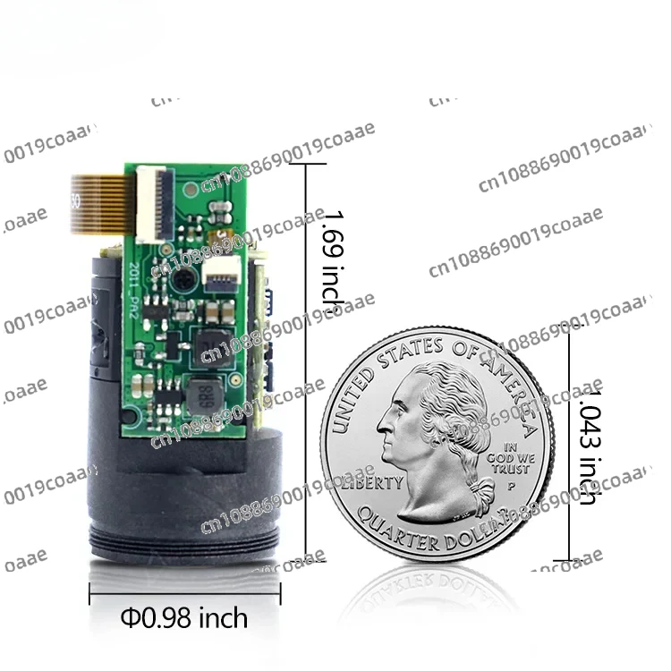 1200m Laser Distance Sensor Long Range UART TTL Measuring Sight Device Laser Rangefinder Module