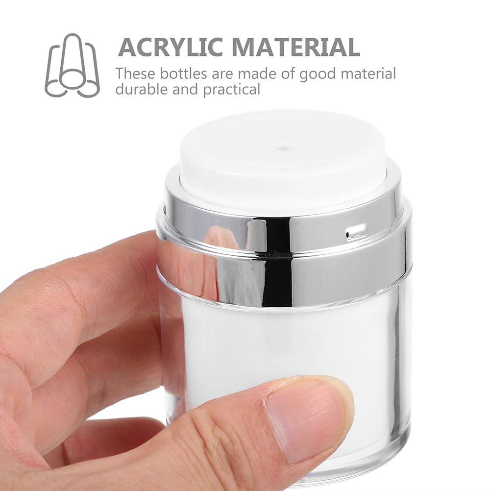 

3pcs Eye Bottle Empty Containers For Travel Lotion Storage Refillable Cream Boxes Portable Skincare Jar Acrylic