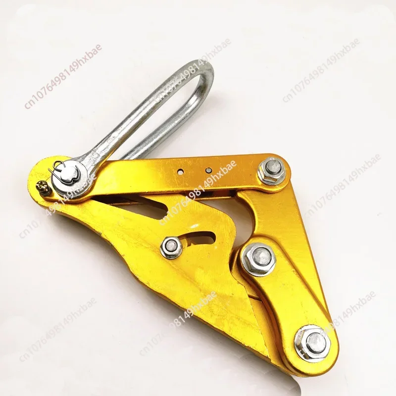 Wire Rope Grip Pulling Puller Tightening Tool 10KN 1 Ton 25-70 Aluminum magnesium alloy