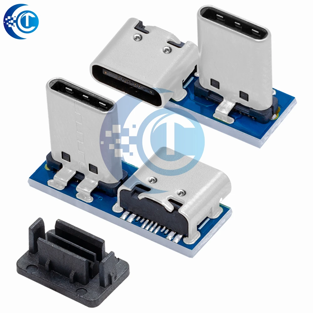 1 قطعة محول اختبار ذكر/أنثى من النوع C: 24P إلى 16P لوحة تحويل USB صغيرة 3.1