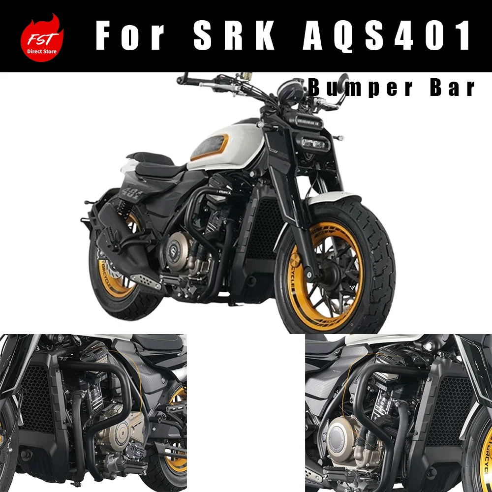 Crash Bar Anti‑Fall Bumper for CYCLONE AQS401 Motorcycle