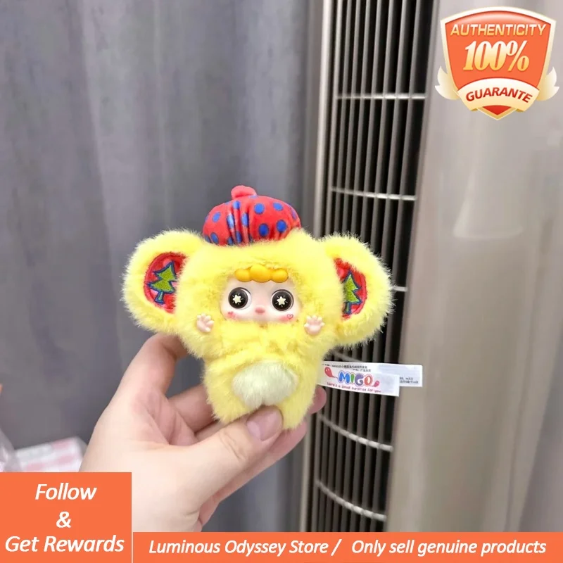 

Подлинная серия Babythree Migo Little Troublemaker, плюшевая слепая коробка, сумка, подвеска, виниловая фигурка, обнимающая кукла, кавайные куклы, загадочная коробка