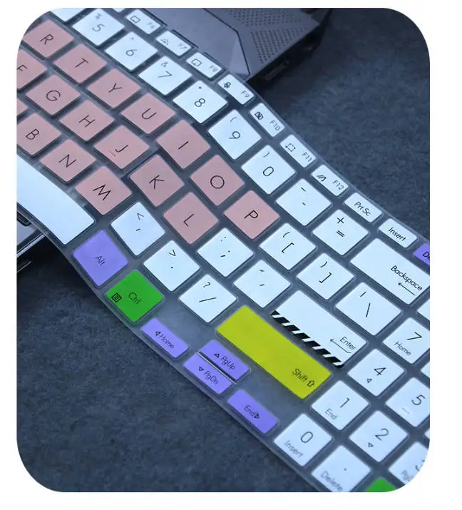 

Russian For ASUS Vivobook Pro 16X N7600 N7600PC M7600Q Ｍ N 7600 16 inch 2021 2022 TPU Silicone laptop Keyboard Cover Skin