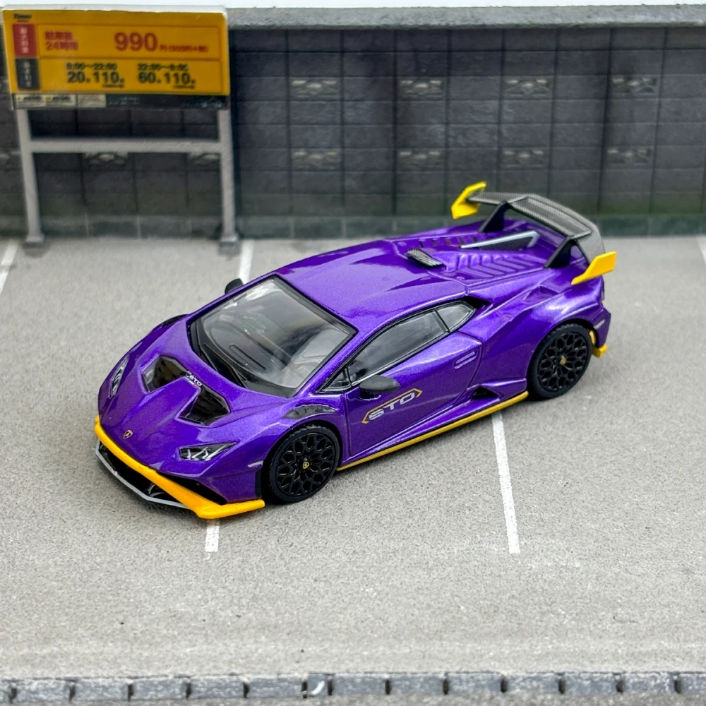 MINI GT 1:64 Scale Diecast Alloy #746 Lamborghini STO Toys Cars Model Classics Nostalgia Adult Gifts Souvenir Static Display