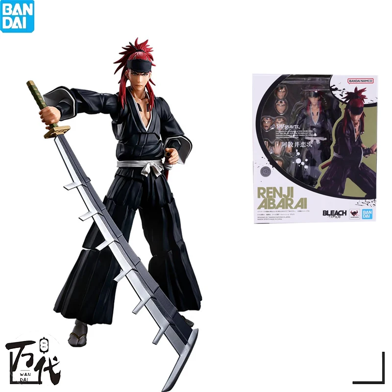 

ORIGINAL BANDAI GENUINE S.H.FIGUARTS BLEACH ABARAI RENJI MODEL ANIME ACTION FIGURE TOYS FOR GIFT COLLECTION